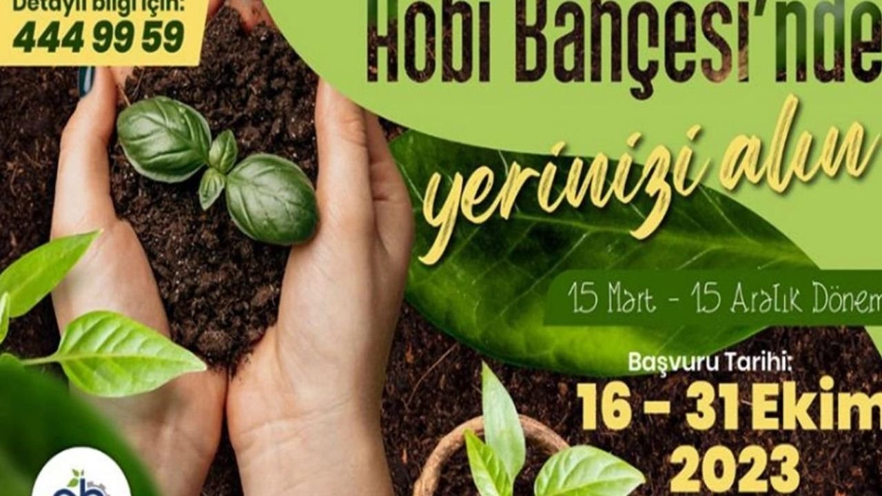 Tekirdağ'daki Hobi Bahçeleri Projesi Başvuruları Başladı