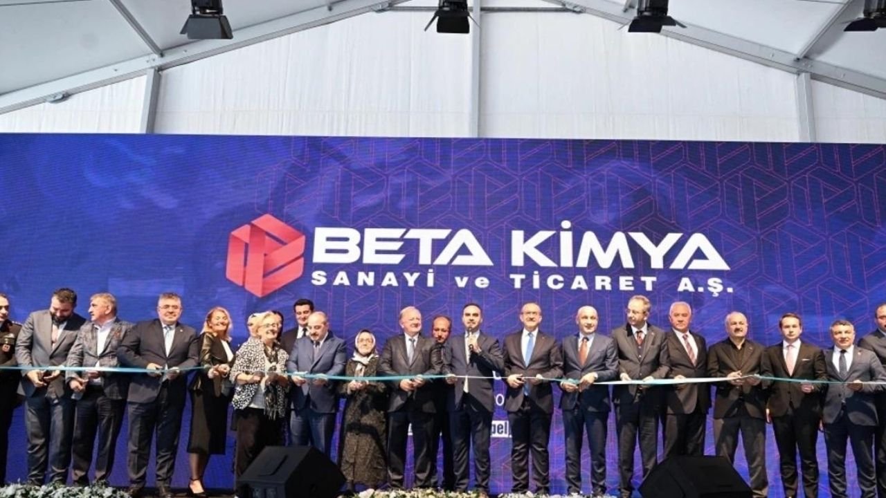 Kocaeli'de Beta Kimya Yeni Üretim Kampüsü Açıldı