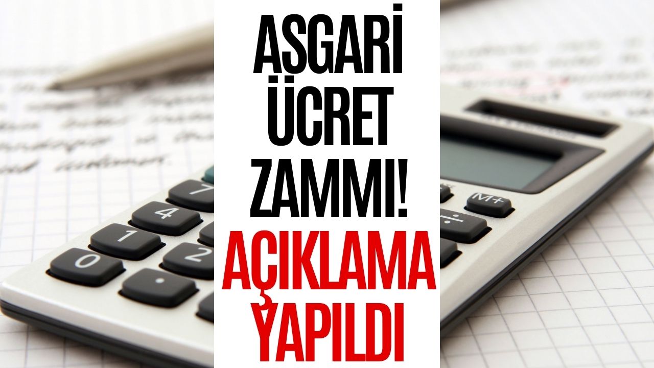 Asgari Ücret Zammı Yeni Açıklama! Milyonlarca Çalışan Dikkat