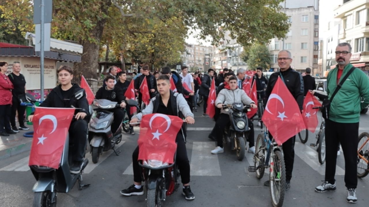 Kırklareli'nde Bisiklet Tutkunları Pedala Bastı