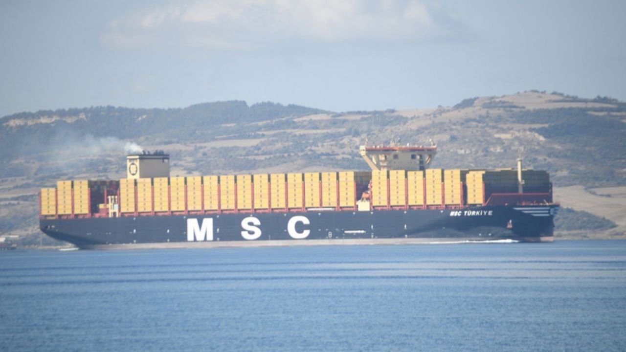 Tekirdağ'a MSC Türkiye Gemisi Geldi