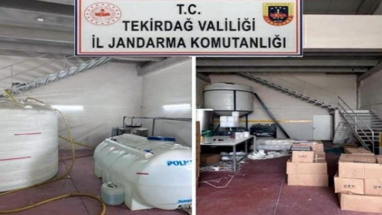 Çorlu'da 4 Bin 660 Litre Etil Alkol Ele Geçirildi