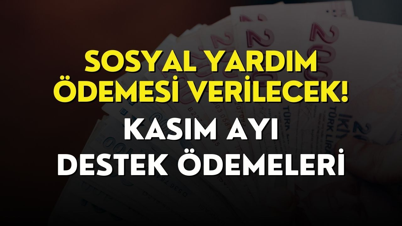 Sosyal Yardımda Kasım Müjdesi! Bakanlık O Tarihte Ödeme Yapabilir