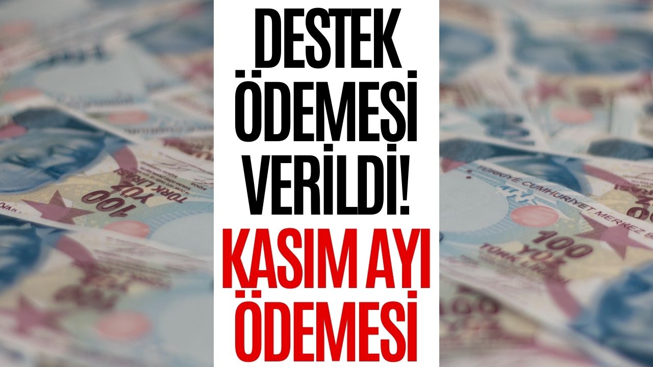 Destek Ödemesi Kasım 2023! Bakanlık Dün Hesaplara Yatırdı