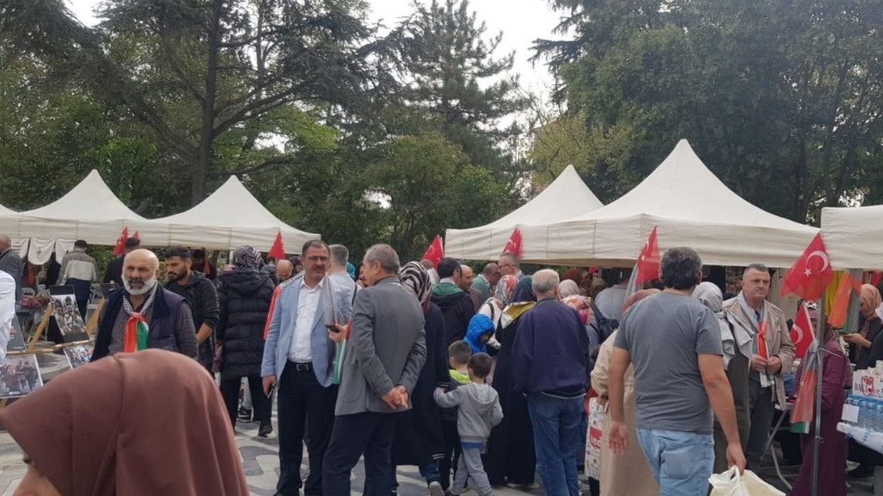 Çorlu'da Filistin'e Destek İçin Kermes Verildi