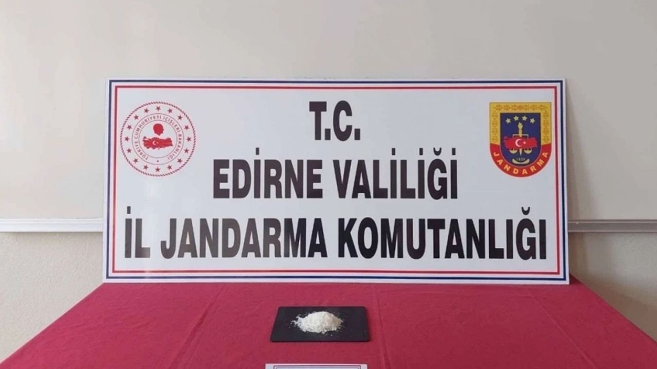 Edirne'de 70 Gram Metamfetamin Ele Geçirildi