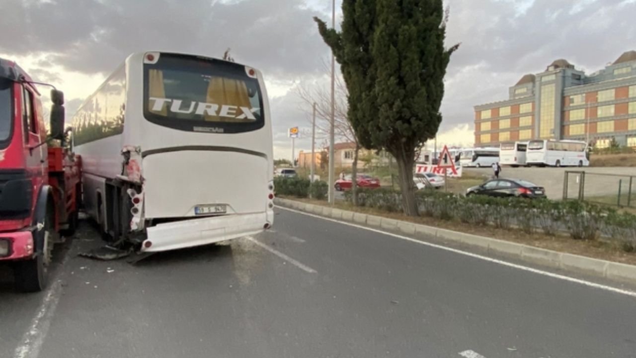 Çorlu'da Otobüsün Freni Boşalınca Olanlar Oldu