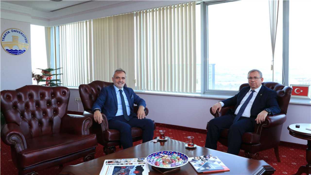İYİ Partili Akalın'dan Rektör Tabakoğlu'na Ziyaret