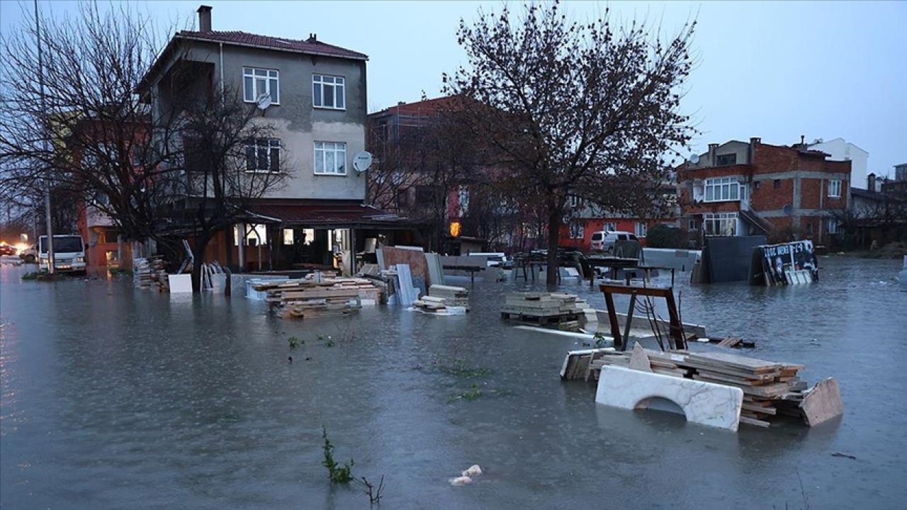 Edirne'de Sağanak Etkili Oldu