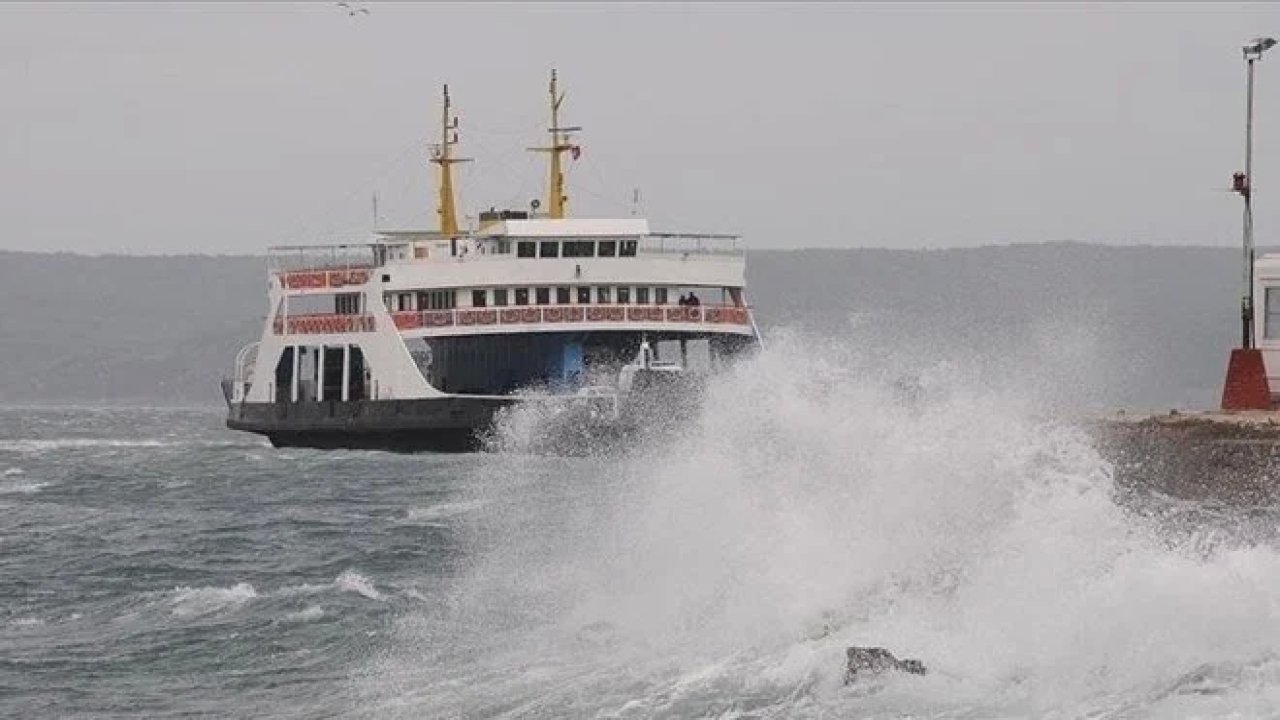 Güney Marmara'da Feribot Seferleri Yapılamayacak