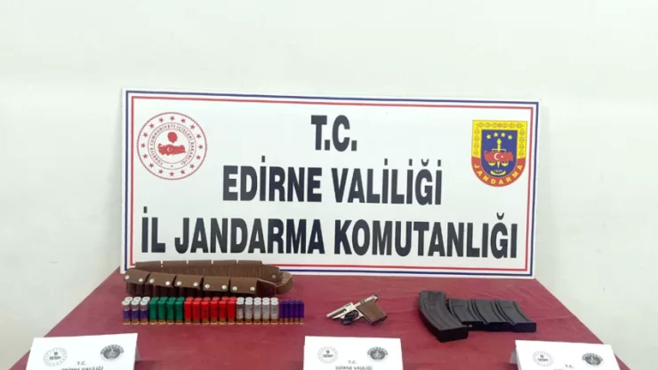 Edirne'de Kurusıkı Tabanca ve Av Tüfeği Fişekleri Ele Geçirildi