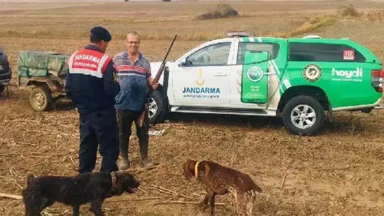 Edirne'de Jandarma Avcıları Kontrol Etti