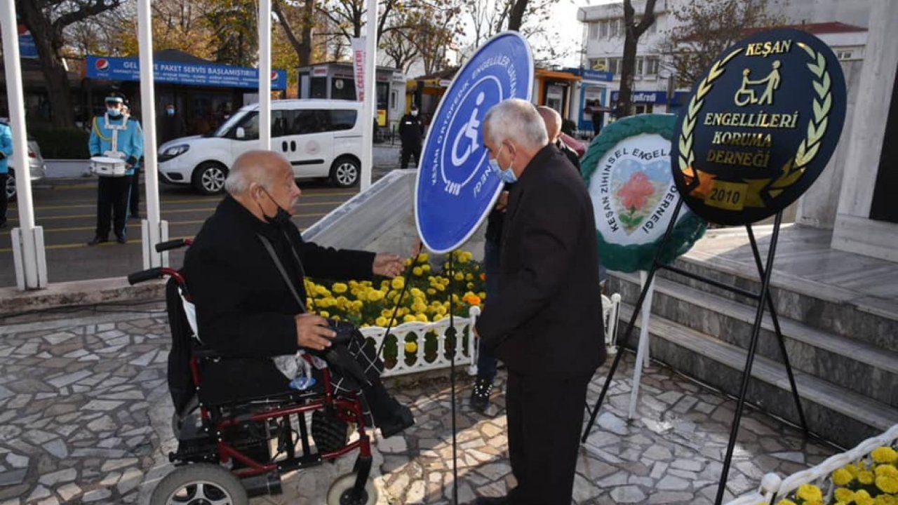 Edirne'de Dünya Engelliler Günü İçin Tören Düzenlendi