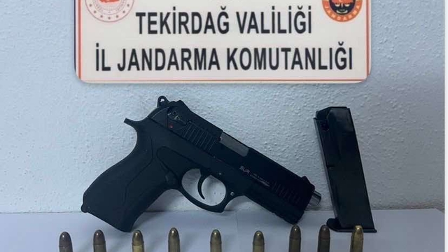 Süleymanpaşa'da Ruhsatsız Tabanca Ele Geçirildi