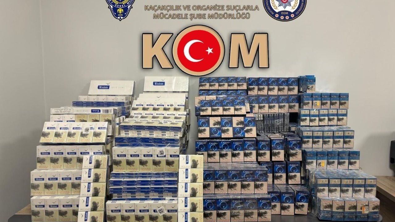 5 Bin Paket Kaçak Sigara Ele Geçirildi