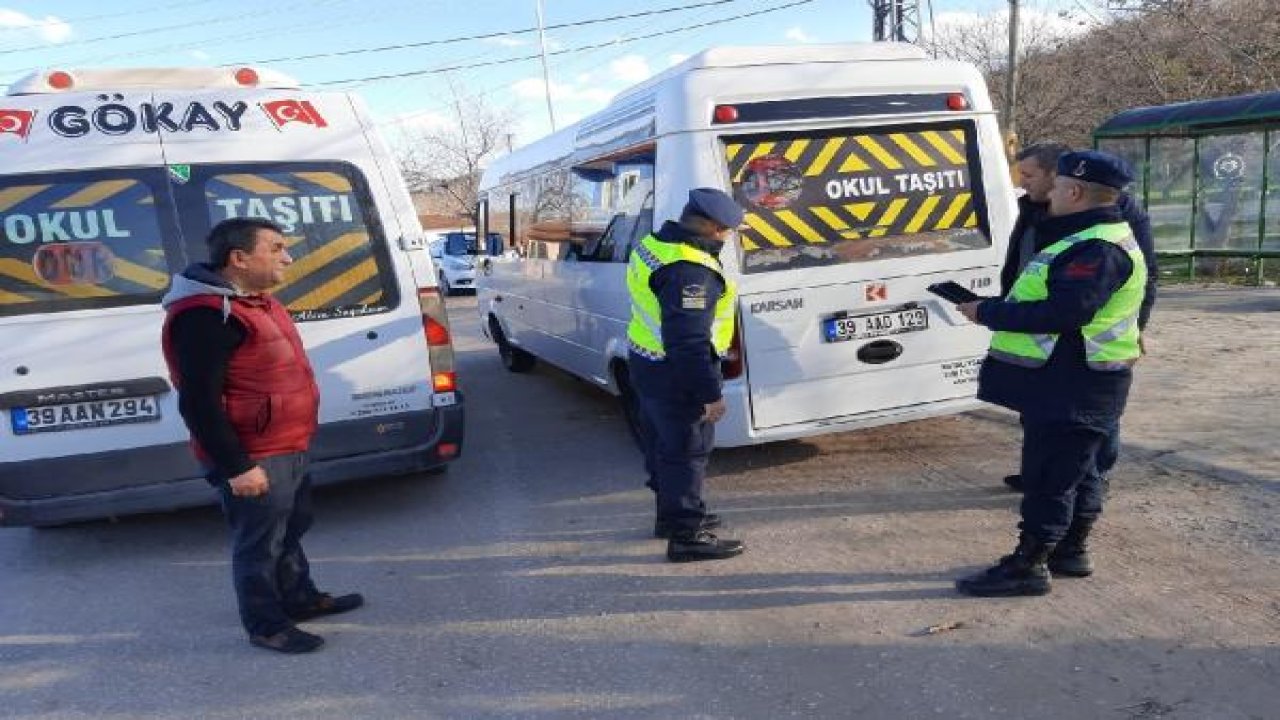 Kırklareli'nde Okul Servisleri Denetlendi