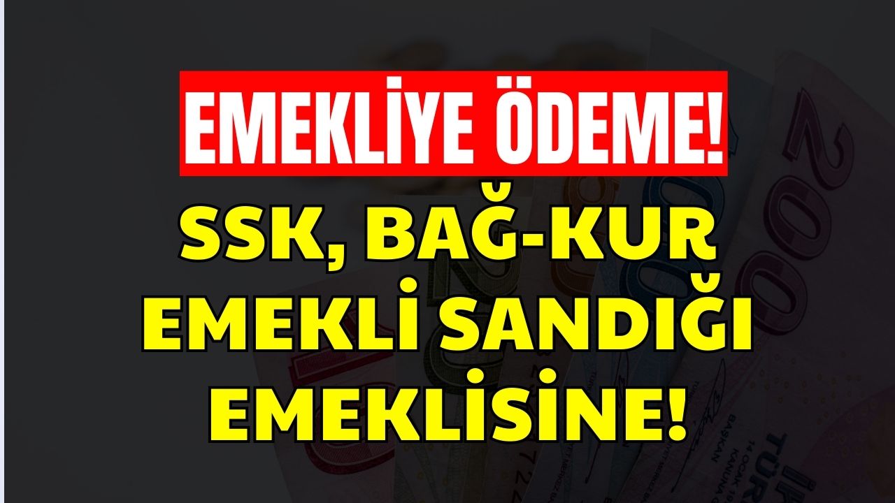 Emekliye Aralık Ayı Bereketli Geldi! Maaşa Ek 12.500 TL Alınabilir