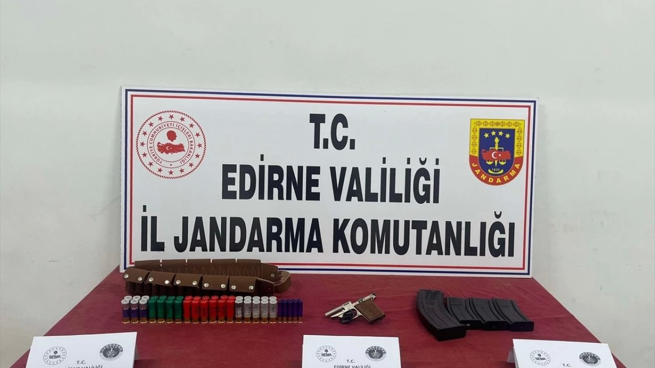 Edirne'de Kurusıkı Tabanca Fişekleri Ele Geçirildi