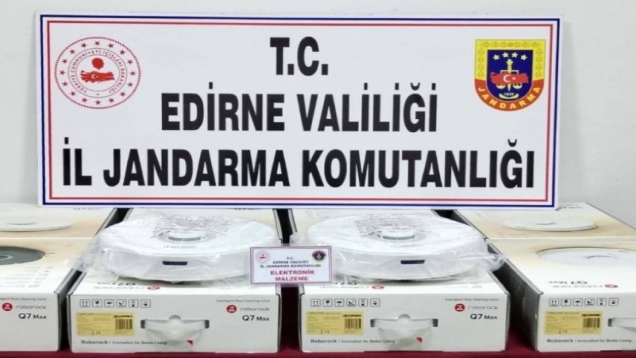 Edirne'de 10 Elektronik Robot Süpürge Ele Geçirildi