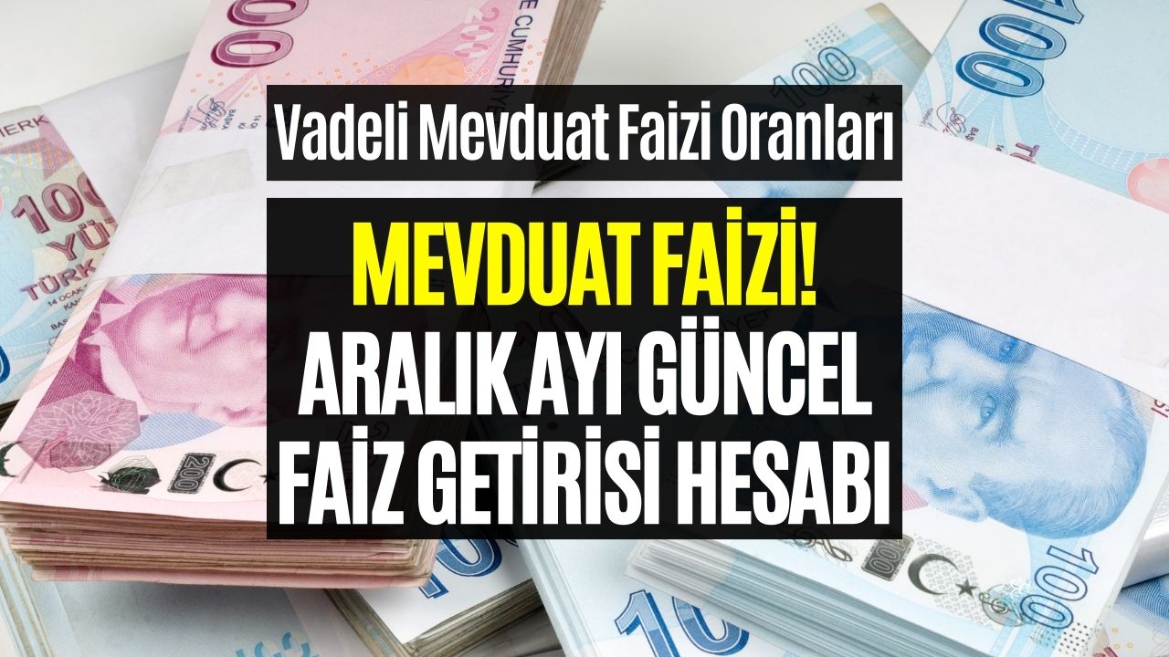 Mevduat Faizi Kuruşuna Kadar Hesaplama! 1 Milyon Liranın Getirisi