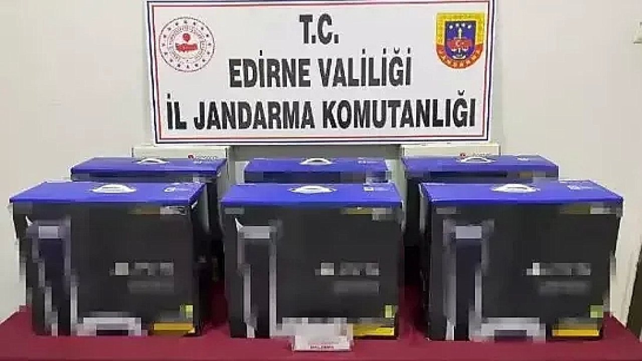 Edirne'de 6 Oyun Konsolu Ele Geçirildi