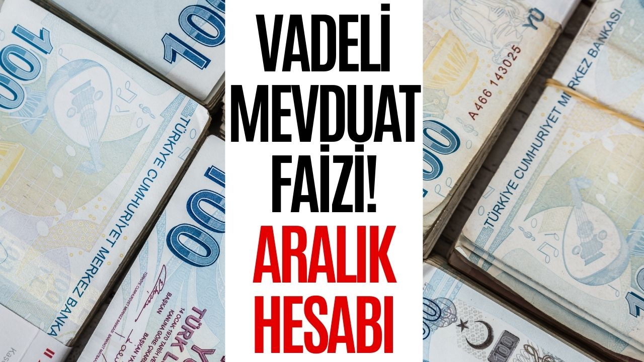 170 Bin Liranın Faiz Getirisi! Aralık Ayı Mevduat Faizi Oranları