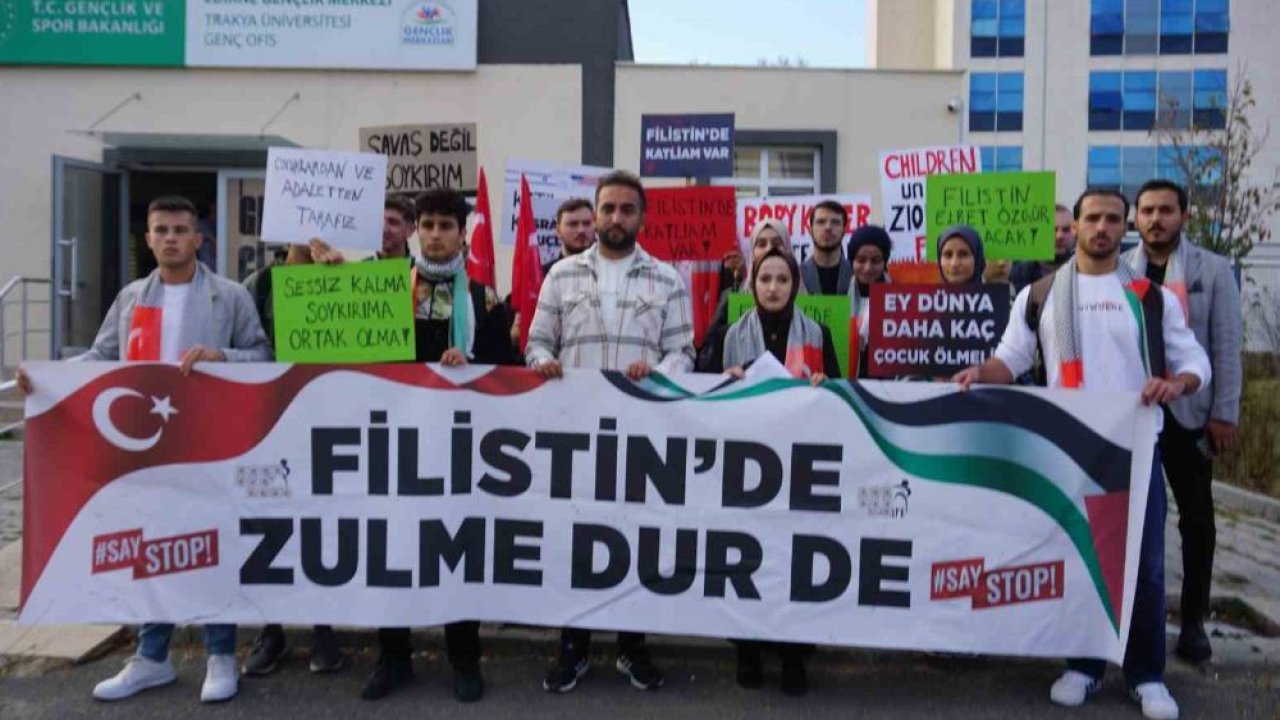 Edirne'de Özgür Filistin Yürüyüşü Yapılacak