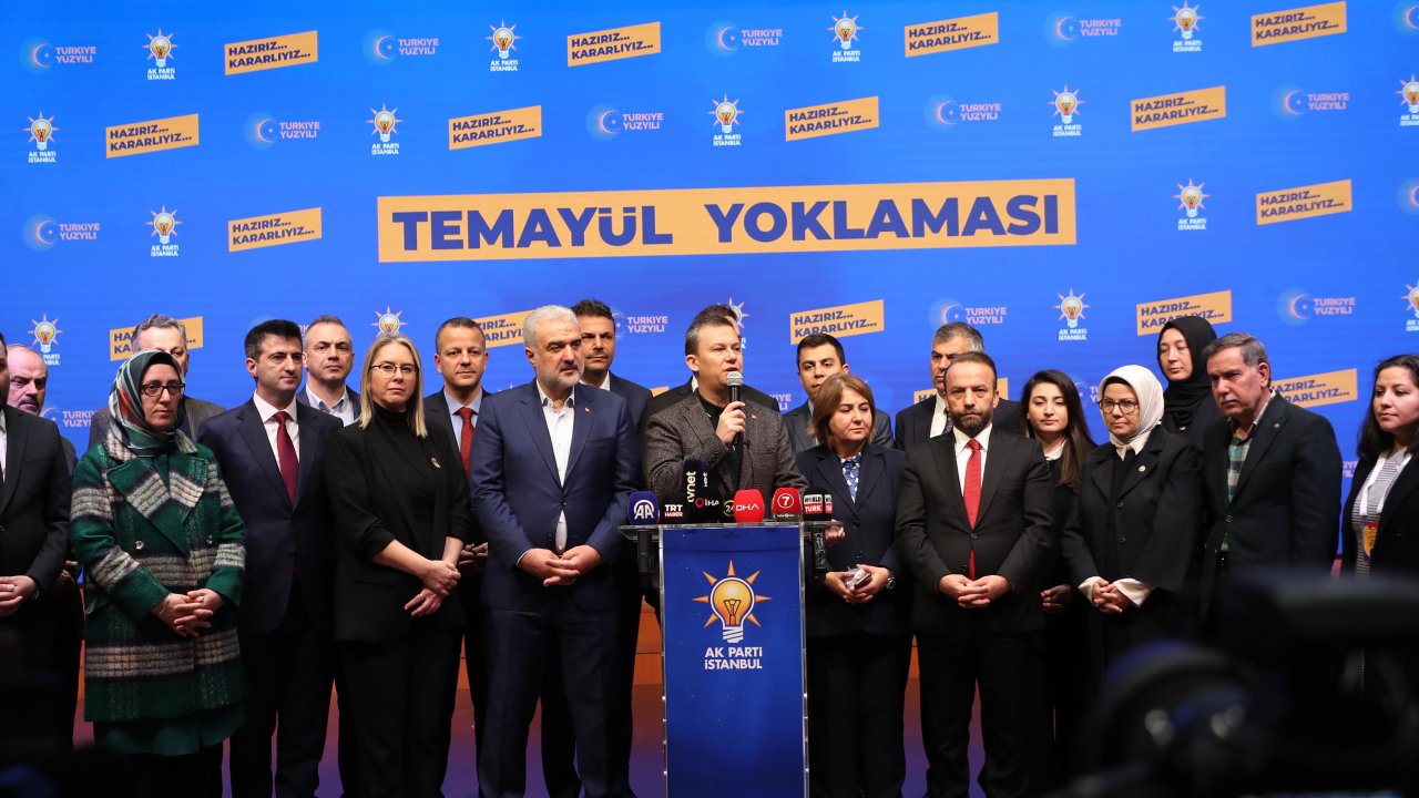 AK Parti İstanbul İl Teşkilatı Temayül Yoklaması Yaptı