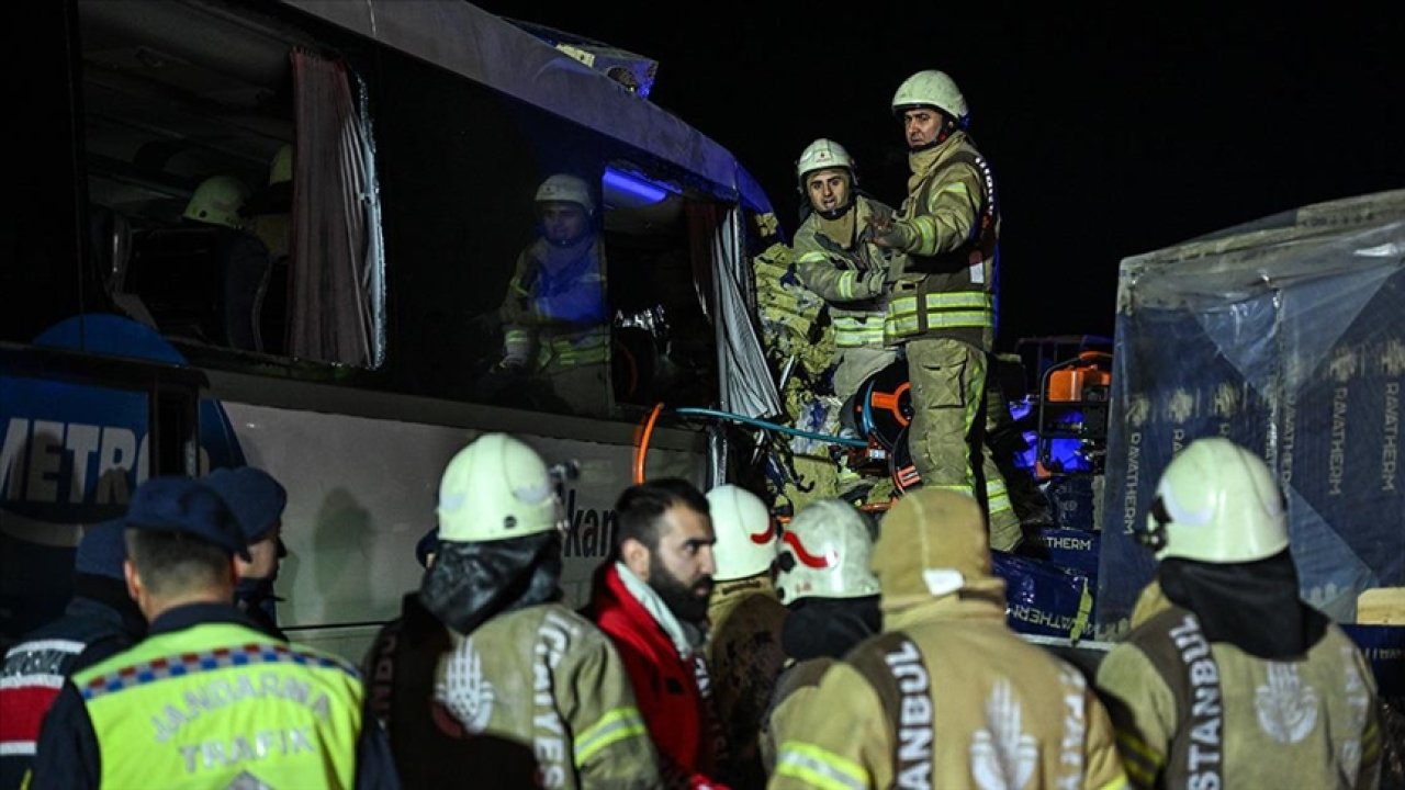 Valilikten Kuzey Marmara Otoyolu'ndaki Kazaya İlişkin Açıklama