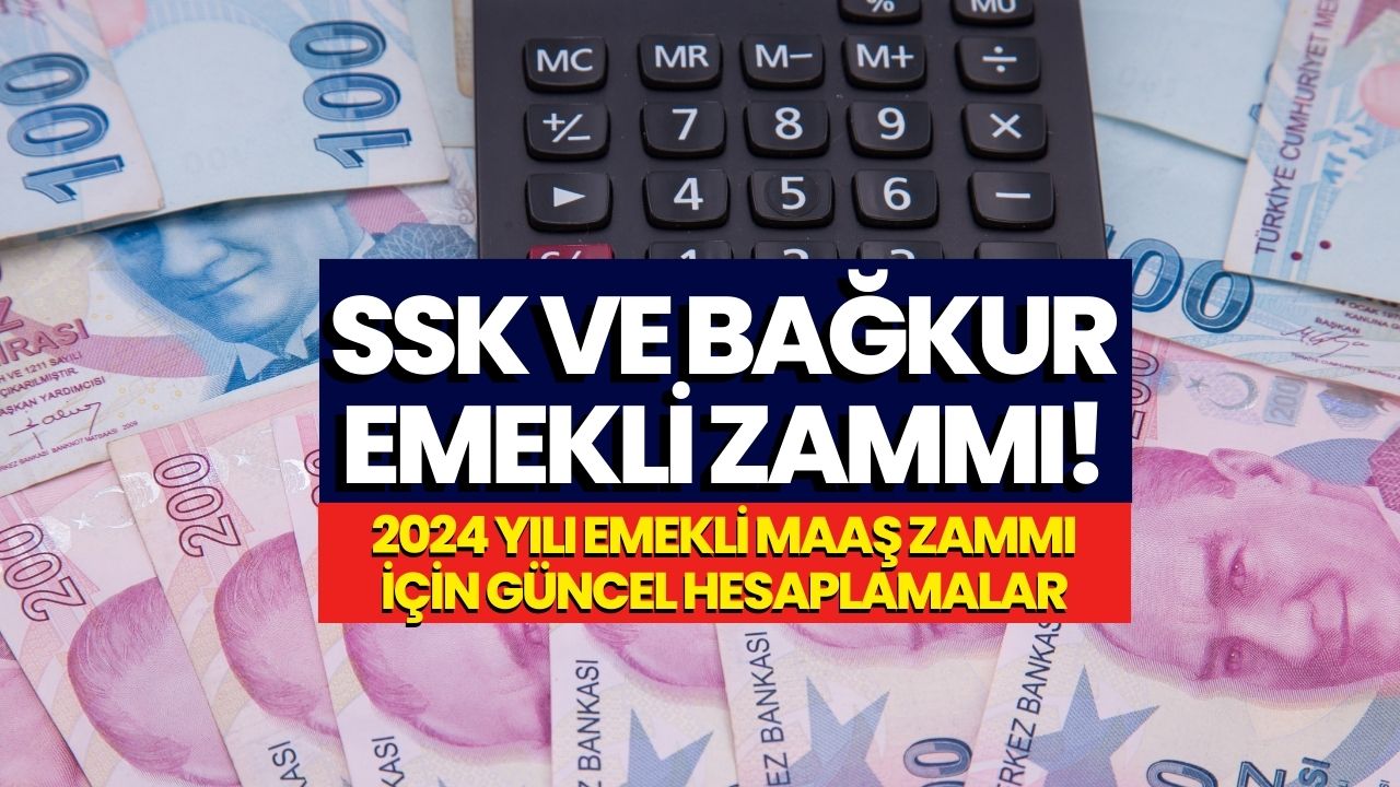 SSK ve Bağkur Emekli Zammı! İki Oran Üzerinden Hesaplamalar