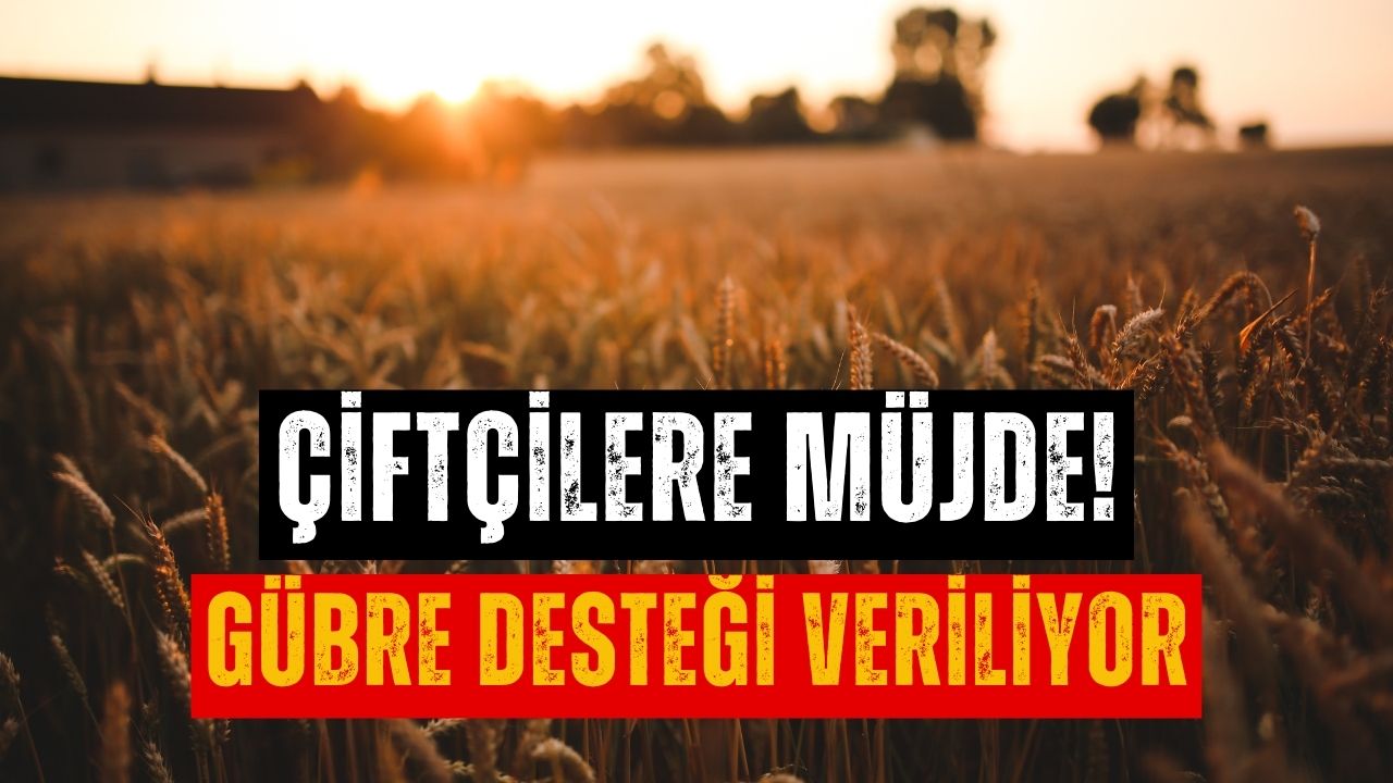 Çiftçilere Gübre Desteği Müjdesi! Bugün Açıklama Yapıldı