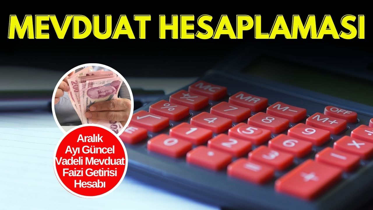 Vadeli Mevduat Faizi Aralık Ayı! 250 Bin Liranın 92 Günlük Getirisi