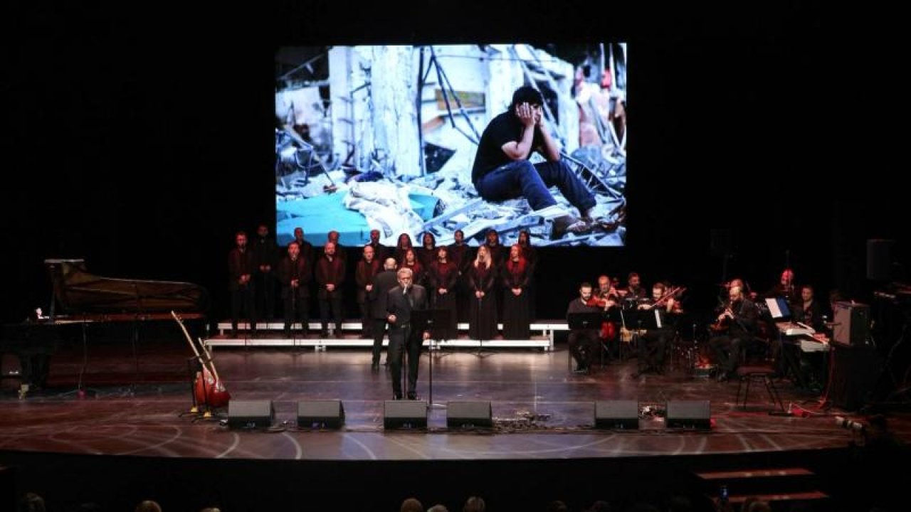 Gazze İçin Ben de Oradayım Konseri Verildi