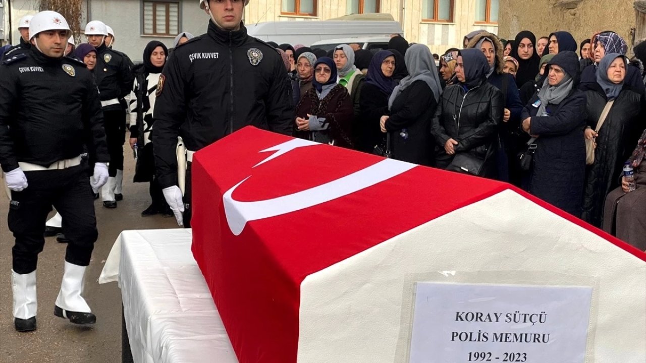 Kanserden Yaşamını Yitiren Genç Polise En Acı Veda