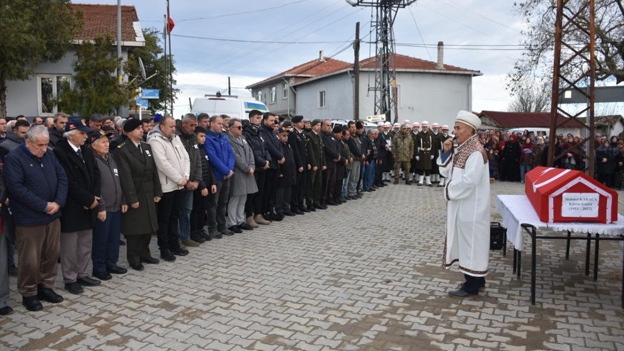 Şarköy'de Kıbrıs Gazisi Son Yolculuğuna Uğurlandı