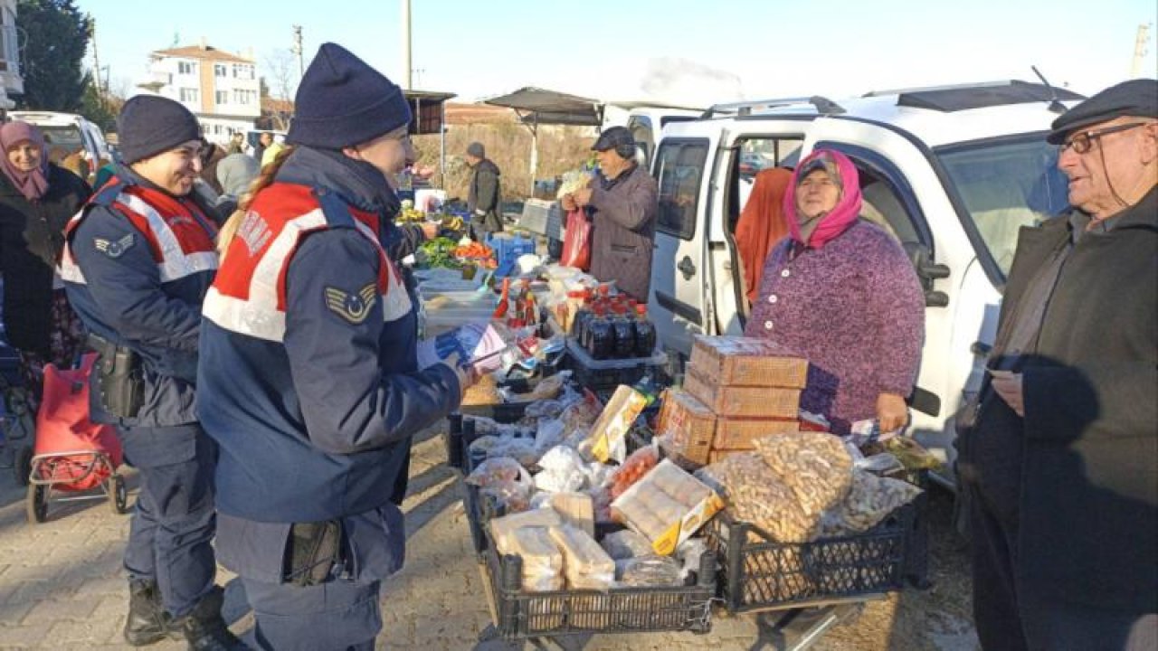 Edirne'de Jandarma Ekipleri Bilgilendirme Çalışmaları sürüyor