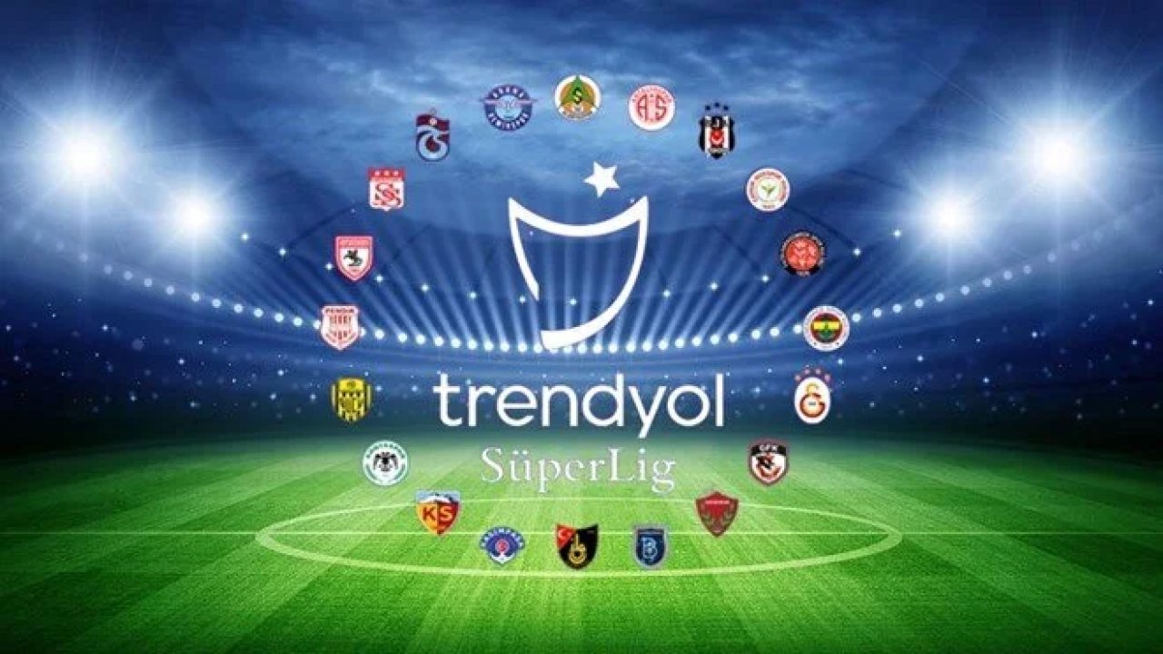 Trendyol Süper Lig'inde Hafta Maçları Belli Oldu
