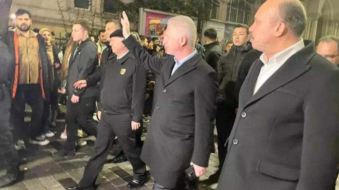 Vali Gül Taksim ve İstiklal Caddesi'nde Uygulama Denetledi