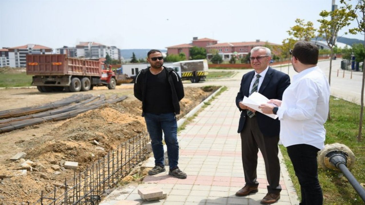 Başkan Helvacıoğlu'ndan Trafik Eğitim Parkında İnceleme