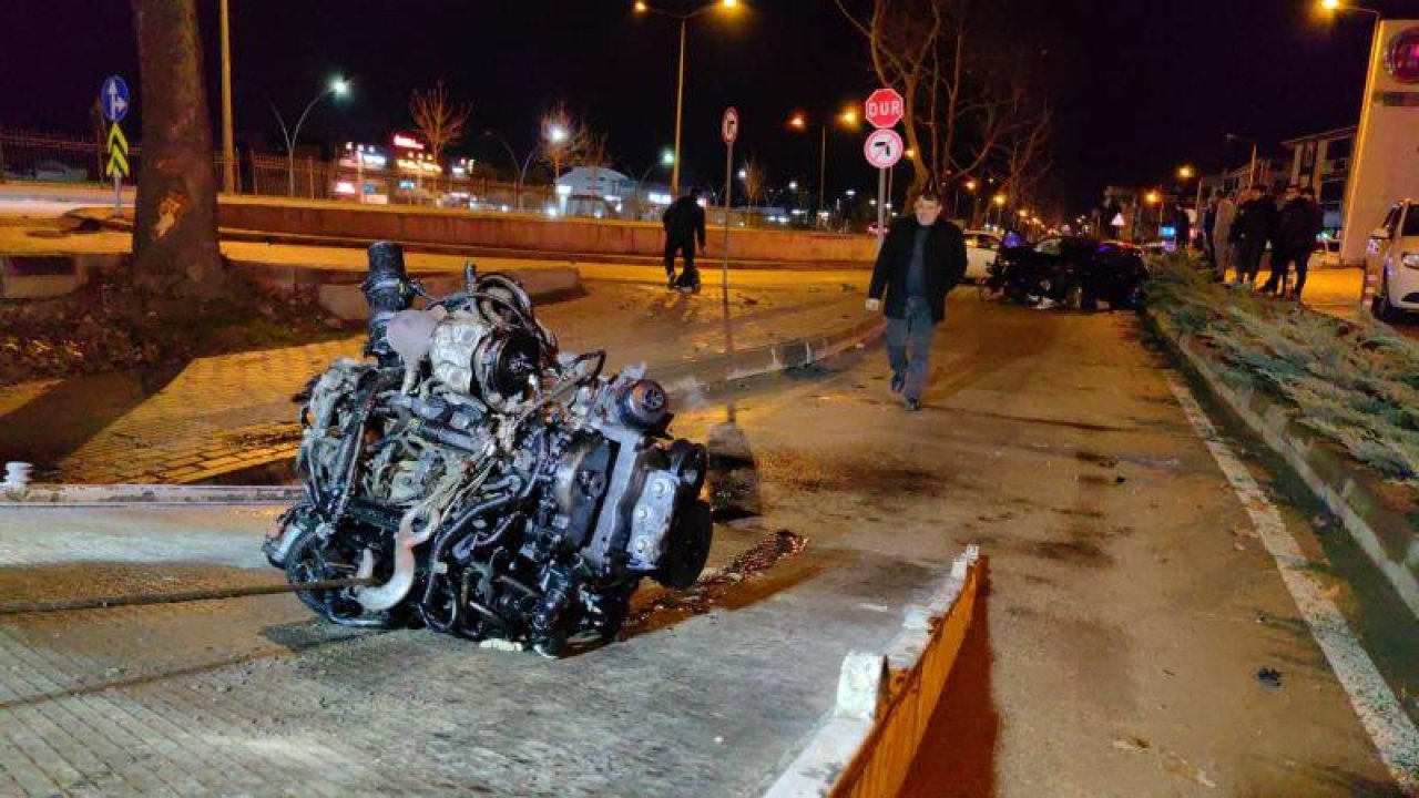 Ağaca Çarpan Otomobilin Sürücüsü Yaralandı